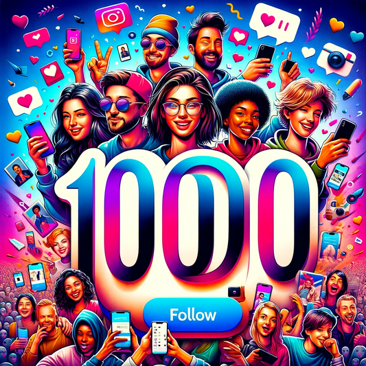 1000 seguidores de Instagram